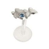 Piercing micro-labret PTFE 52 - Papillons