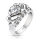 Bague coeur zircone rond (11)