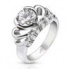 Bague coeur zircone rond (11)