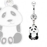 Piercing nombril panda assis (129)
