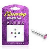 Pack de piercings nez 1mm 02 - Studs strass