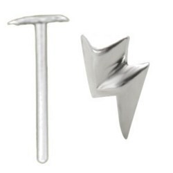 Piercing nez pliable 0.5mm 117 - éclair