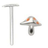 Piercing nez pliable 0.5mm 107 - Champignon