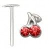 Piercing nez pliable 0.5mm 109 - Cerise