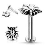 Piercing labret 17 - Spider