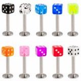 Piercing micro-labret acry 05 - UV dé