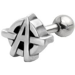 Cartilage hélix, tragus 134 - Anarchie