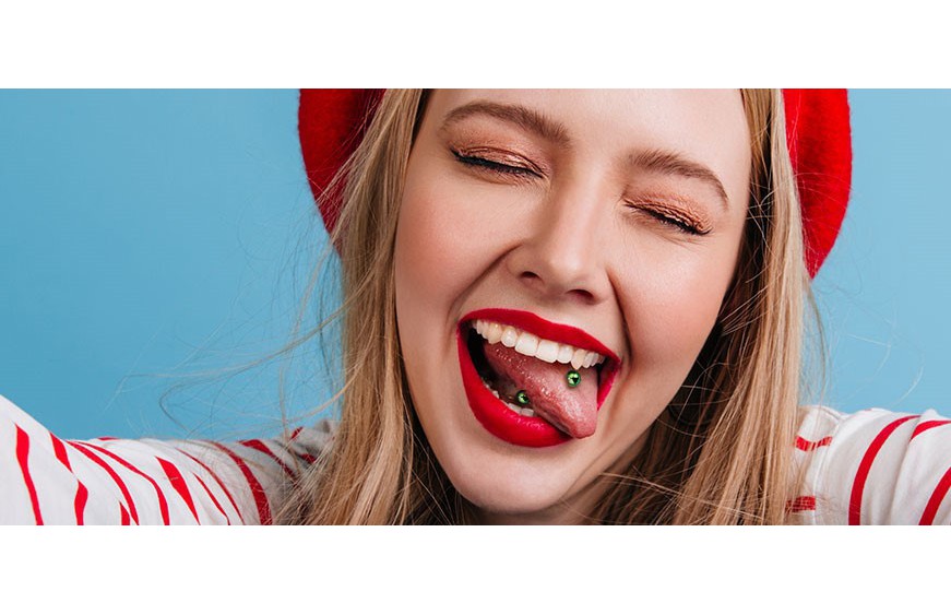 Piercing langue
