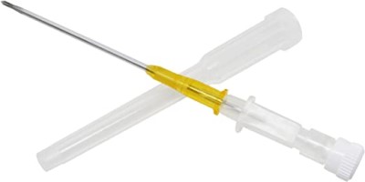 Aiguille avec catheter pour piercing