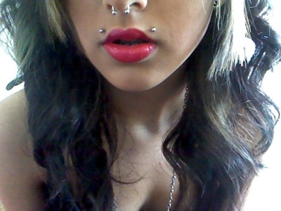  Piercing angel-bites avec un septum 