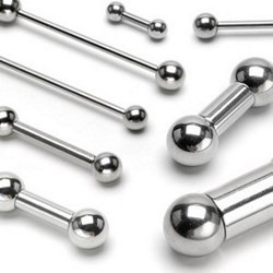 Piercing barbell pour piercing cheek, joue , fossette