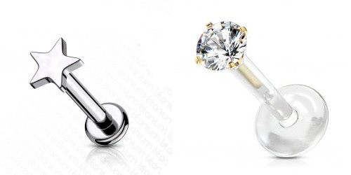 Labrets pour piercing médusa