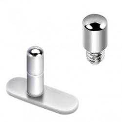 Piercing microdermal pour piercing cheek, joue , fossette
