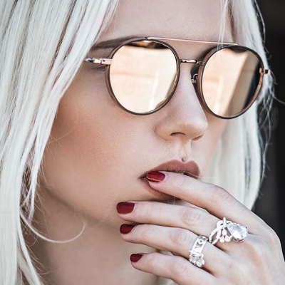  Piercing médusa gold-ip rose 