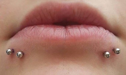 Le piercing lèvre shark bites
