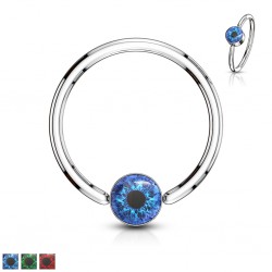 Anneau pour piercing téton