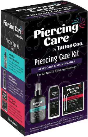 Hygiène et soins du piercing anti-hélix