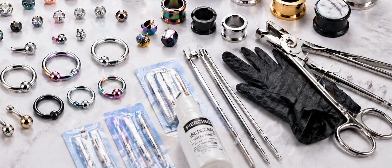 Accessoires Piercing Pas Cher : Barres, Embouts & Matériel Pro