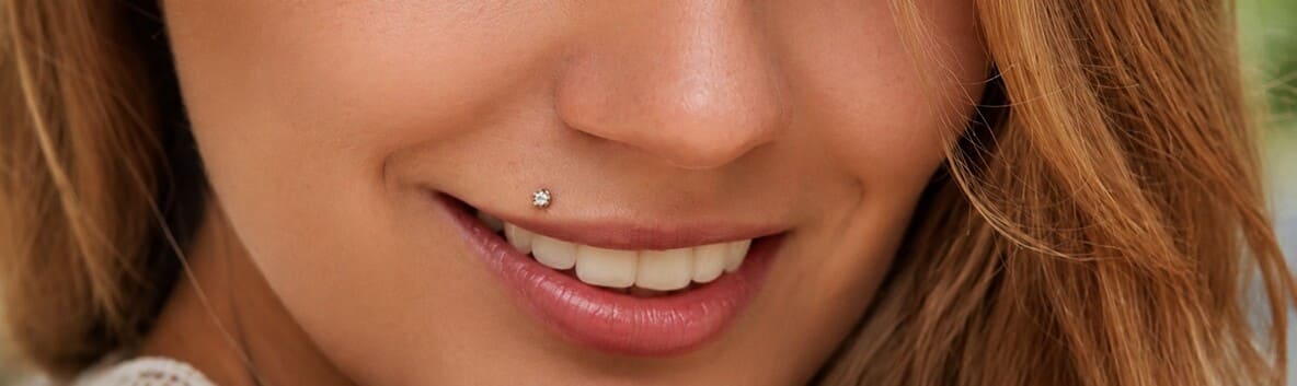 Piercing Labret : Bijoux Lèvre & Oreille Stylés