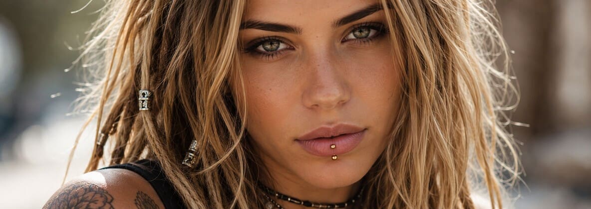 Piercing Vertical Labret : Bijoux Lèvre Tendance | Piercing Abondance