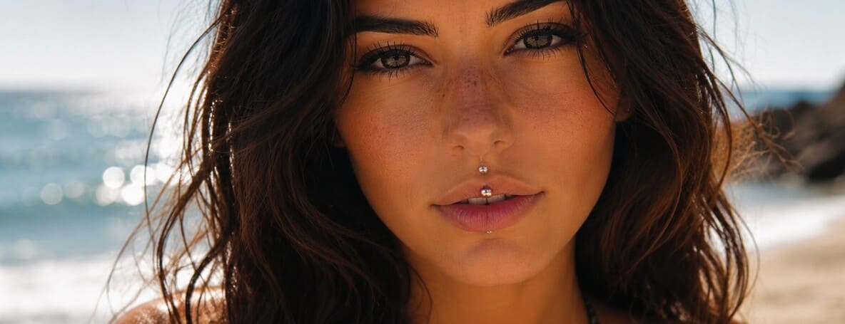Piercing Jestrum : Vertical Medusa & Bijoux Lèvre | Piercing Abondance