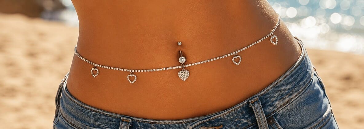 Chaîne de Taille Piercing Nombril : Bijoux de Ventre Élégants