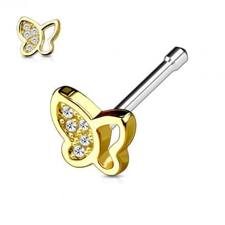 Piercing stud nez