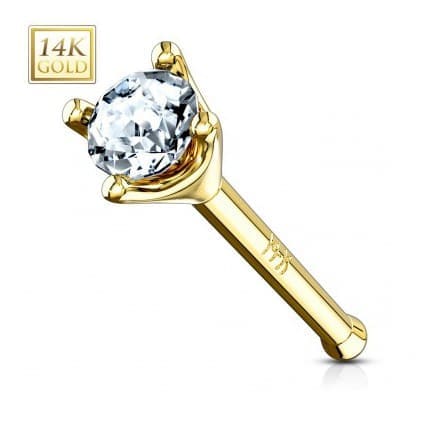 Piercing nez en or
