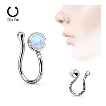 Faux piercing nez