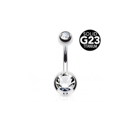 Piercing nombril en titane