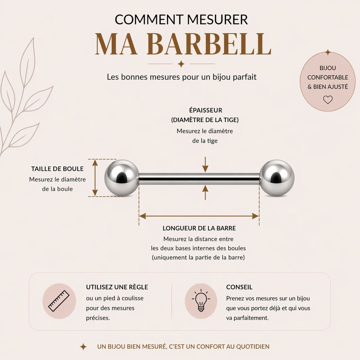 Mesurer mon barbell